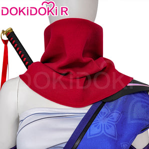 【Size XS-3XL】Dokidoki-R Game Cosplay Costume Women Blue Costume