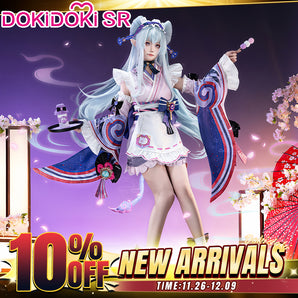 【BFCM New Arrivals】【Size S-3XL】DokiDoki-SR Game Genshin Impact Cosplay Yumemizuki Mizuki Costume Inazuma