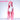 【Ready For Ship】DokiDoki Game Cosplay Wig Long Curly Pink Hair Detachable Bun
