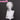 【Ready For Ship】DokiDoki Game Cosplay Fox Guy Wig Long Straight Ponytail White Hair