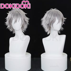 【Ready For Ship】DokiDoki Anime Cosplay Wig Short Silver Hair