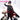 【In Stock】【Size S-2XL】DokiDoki-N Anime Cosplay Cosplay Men Halloween Black Uniform