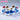 DokiDoki Game Cosplay Shoes Whte Blue Red Bow Boots