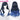 【Ready For Ship】DokiDoki Prooject Sekaai Colorful Staage! Cosplay Shiraishii Aan Cosplay Wig  Blue Hair