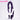 【Ready For Ship】DokiDoki Anime Sword Art Online Cosplay Konno Yuuki Wig Long Straight Purple Hair SAO