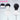 DokiDoki Movie Cosplay Hero Wig Short Black Slicked Back Hair