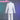 【In Stock】【Size S-2XL】Dokidoki-R Anime Cosplay Costume White Suit Blue Shirt Male