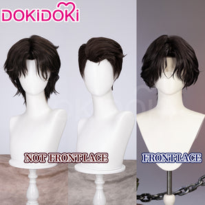 【Partially Ready For Ship】DokiDoki Game Cosplay Cosplay Wig Short Brown Cool Male