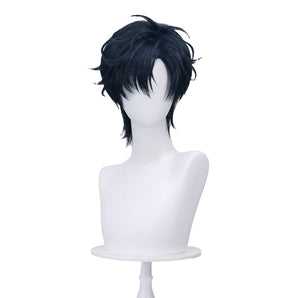 DokiDoki Anime Link Click Cosplay Charles Wig Short Black Hair Cheng Xiaoshi Cheng Xiao Shi