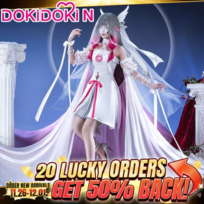 【BFCM New Arrivals】【Size XS-3XL】DokiDoki-N Game Genshin Impact Cosplay Columbina Costume