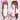 DokiDoki Game Literature Club Cosplay Monika Cosplay Wig Long Orange DDLC
