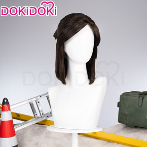 DokiDoki Anime Wig Women Wig Short Black Hair