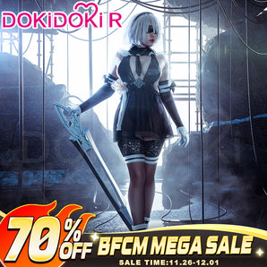 【Ready For Ship】【Size S-2XL】DokiDoki-R Game Cosplay Costume Black Sexy Summer