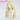 DokiDoki Anime Cosplay Wig Long Curly Blonde Hair Pre Braided