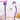 【Partially Ready For Ship】【120 CM】【FRONT LACE】DokiDoki Movie Anime KPOP Demon Hunters Cosplay Rumi Wig / Weft / Pattern Tattoo / Earring Set Long Purple Hair Braid HUNTR/X