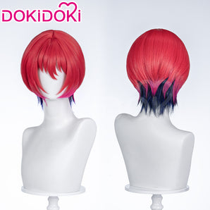 DokiDoki Anime Cosplay Wig Red Short Hair