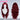 【Ready For Ship】Dokidoki Game Cosplay Woman Wig Long Curly Scarlet Red Orange Wig