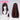 【Ready For Ship】DokiDoki Vtuber Kizuna AI Cosplay Wig Long Straight Brown Pink Hair