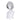 DokiDoki Game Delta Force Cosplay Hackclaw Wig Short Straight Silver Hair Ponytail  Mai Xiaowen Mai Xiao Wen