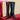 DokiDoki Movie Cosplay Black Red Lace-Up Shoes High Boots