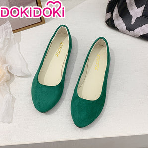 【EU Local Shipping】DokiDoki Cosplay Universal Shoes MaoMao / WuChang /  Kiitagaawa Maariin Green Black White