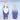 【Ready For Ship】【Pre Crimped】DokiDoki Anime Hell Hotel Cosplay Wig Long Straight White Purple Hair