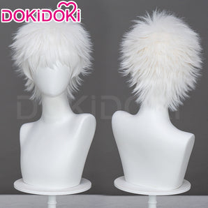 DokiDoki Anime Manga The Summer Hikaru Died Cosplay Indou Hikaru Wig Short White Hair