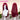 【Ready For Ship】DokiDoki Game Genshin Impact Chasca Cosplay Wig  Long Straight Red Hair Natlan