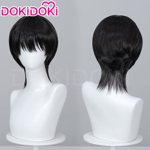 DokiDoki Anime Manga The Summer Hikaru Died Cosplay Tsujinaka Yoshiki Wig Short Straight Black Hair