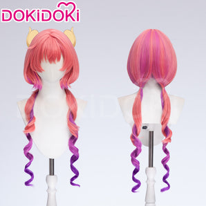DokiDoki Anime Cosplay Miss Kobayashi's Dragon Maid Cosplay Iruru Wig Long Curly