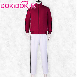 【Size S-2XL】DokiDoki-R Anime Cosaply High School Uniform Costume Red