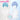 【US/EU LOCAL SHIPPING 】DokiDok Manga Anime Cosplay Wig Short Straight Blue Hair
