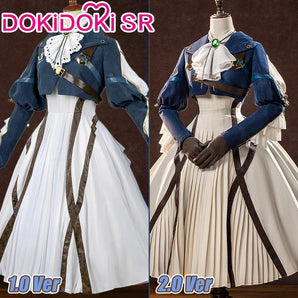 【Partially Ready For Ship】【2.0 Ver】DokiDoki-SR Anime Violet Evergarden Cosplay Costume Women Dress Halloween