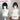 【Ready For Ship】DokiDoki Anime Diabolik Lovers Cosplay Mukami Azusa Wig Short Straight Black White Hair