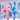 【Partial Size Ready For Ship】【In Stock】【Last Batch】DokiDoki-R Anime Cosplay Blue Pink Costume Magical Girl