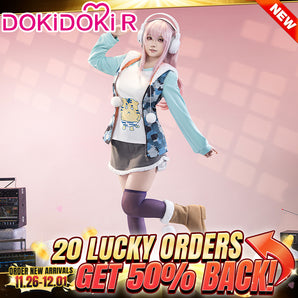 【BFCM New Arrivals】【Size S-3XL】DokiDoki-R Anime Super Sonico Cosplay Sonico Costume