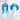 【Ready For Ship】DokiDoki Game Cosplay Wig Blue Double Ponytails