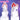 【Ready For Ship】DokiDoki Game Cosplay The Unforgotten Long White Red Wig