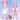 DokiDoki Game Genshin Impact Sangonomiya Kokomi Cosplay Wig Pink Women Long Straight/ Head Accessories