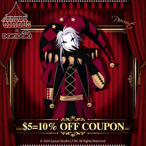 Officially Licensed The Freak Circus Cosplay Pierrot Costume Halloween Size S-4XL