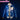 Cyber Tech Cosplay R Costume Size S-2XL DokiDoki Blue Leather Jacket