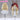 DokiDoki Game Arknights: Endfield Cosplay Rossi Wig Short Straight Golden White Highlight Hair Pre Braided