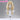 DokiDoki Game Arknights: Endfield Cosplay Rossi Wig Short Straight Golden White Highlight Hair Pre Braided