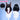 【Ready For Ship】DokiDoki Game Cosplay Fox Wig Long Black Red Hair After Hours Spirit Blossom Springs