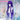 【Ready For Ship】DokiDoki Game Wuthering Waves Cosplay Lucilla Wig Long Curly Purple Layered Gradient Hair
