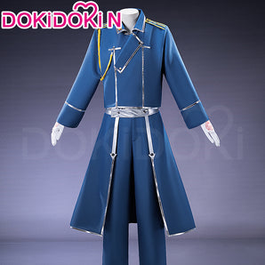 【Partially Ready For Ship】【Size XS-3XL】DokiDoki-N Anime FULLMETAL ALCHEMIST Cosplay Roy Mustang Costume