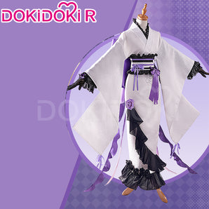 Jellyfish Girl Cosplay R Kyoto Collaboration Costume DokiDoki White Purple Kimono