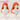 DokiDok Anime Cosplay Short/ Long Orange Wig / Tattoo Sticker