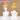 【Ready For Ship】DokiDoki Movie Anime Cosplay Women Wig Short Yellow Hair Bun