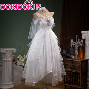 【Ready For Ship】【Size S-3XL】DokiDoki-R Game Love And Deepspace Cosplay Protagonist MC Costume Caleb Wedding Dress Cloudborne Wish